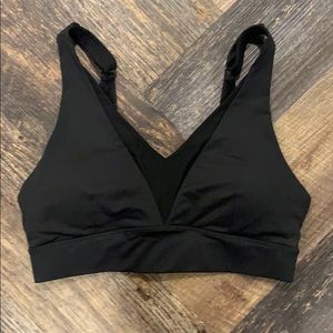 ZYIA BLACK ADJUSTABLE MESH BRA